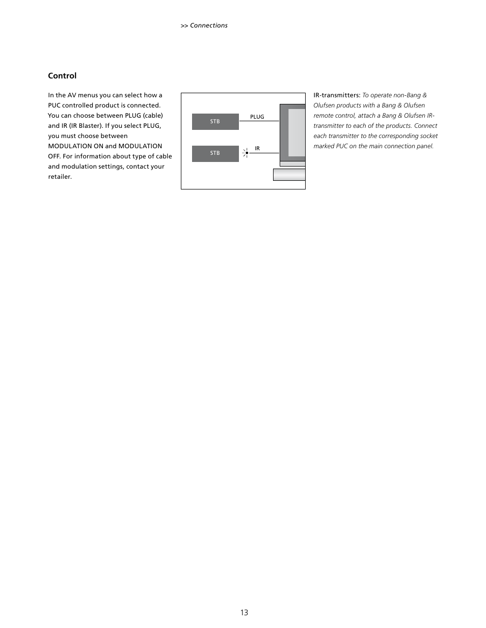 Bang & Olufsen BeoVision 7-40/55 User Guide User Manual | Page 13 / 74