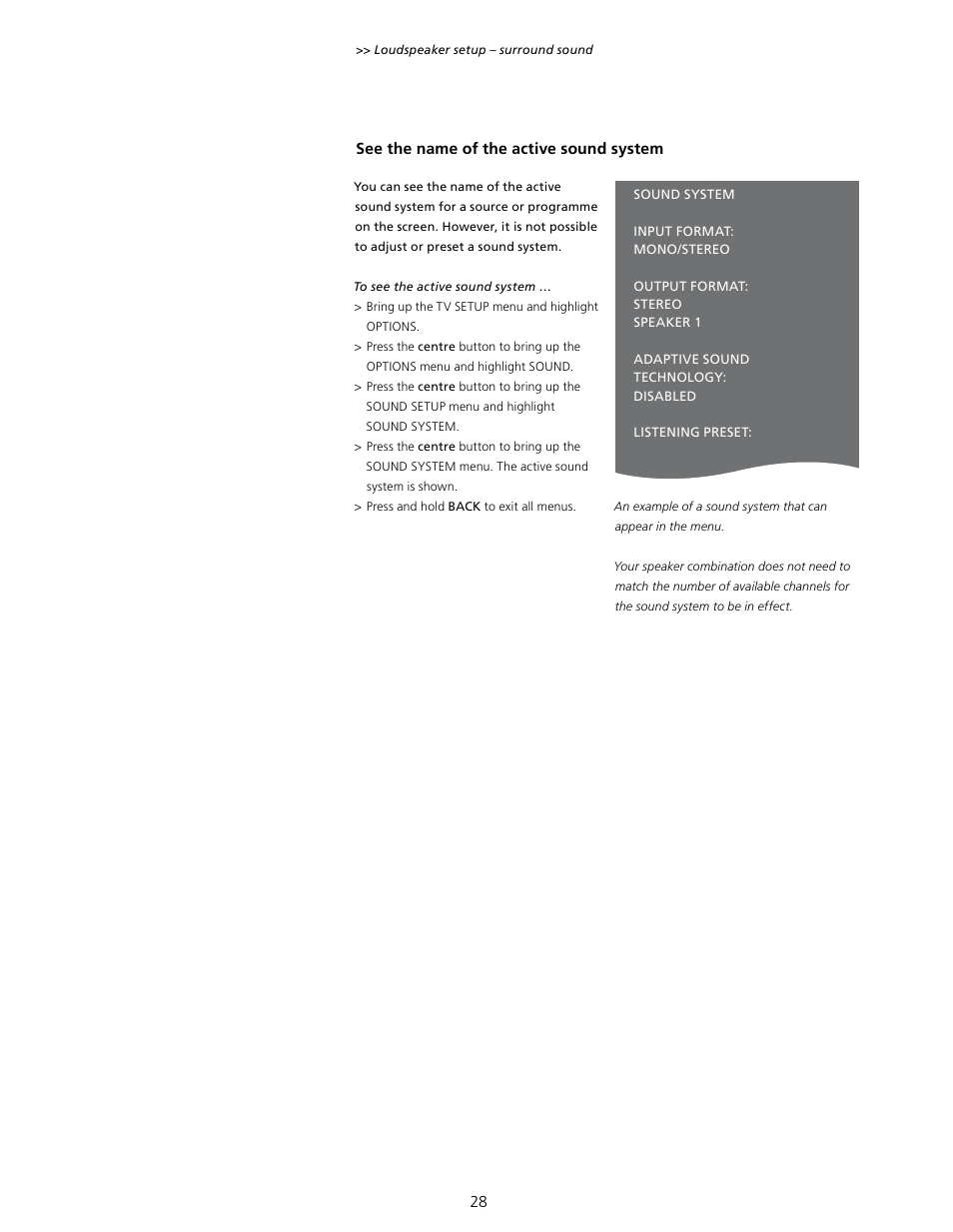 Bang & Olufsen BeoVision 7-40/55 User Guide User Manual | Page 28 / 74