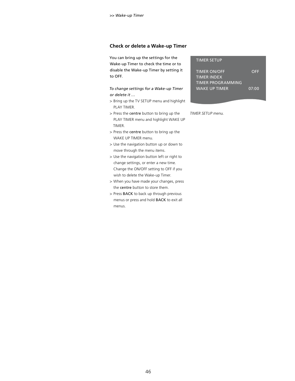 Bang & Olufsen BeoVision 7-40/55 User Guide User Manual | Page 46 / 74