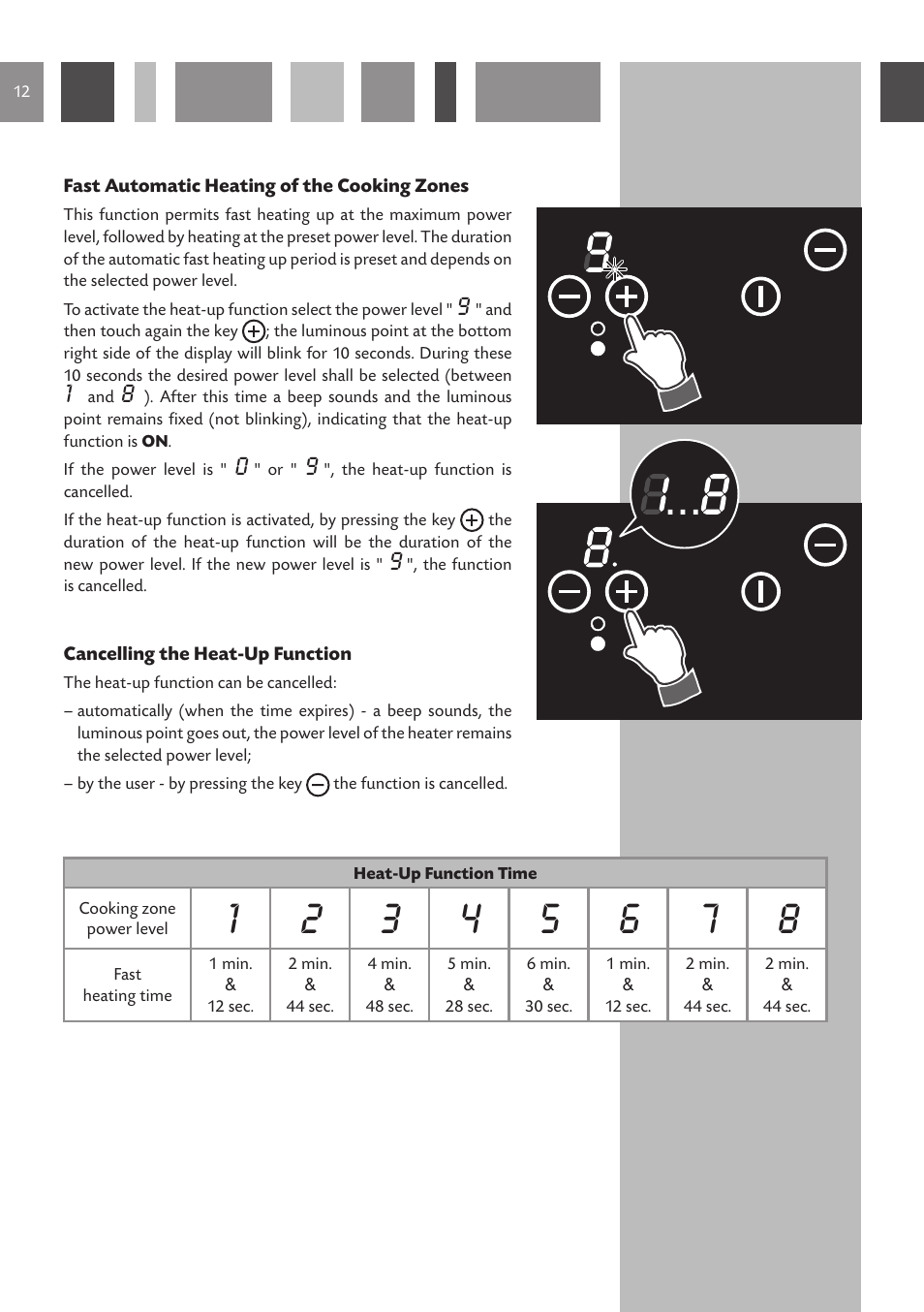 CDA HVC 32 User Manual | Page 12 / 24