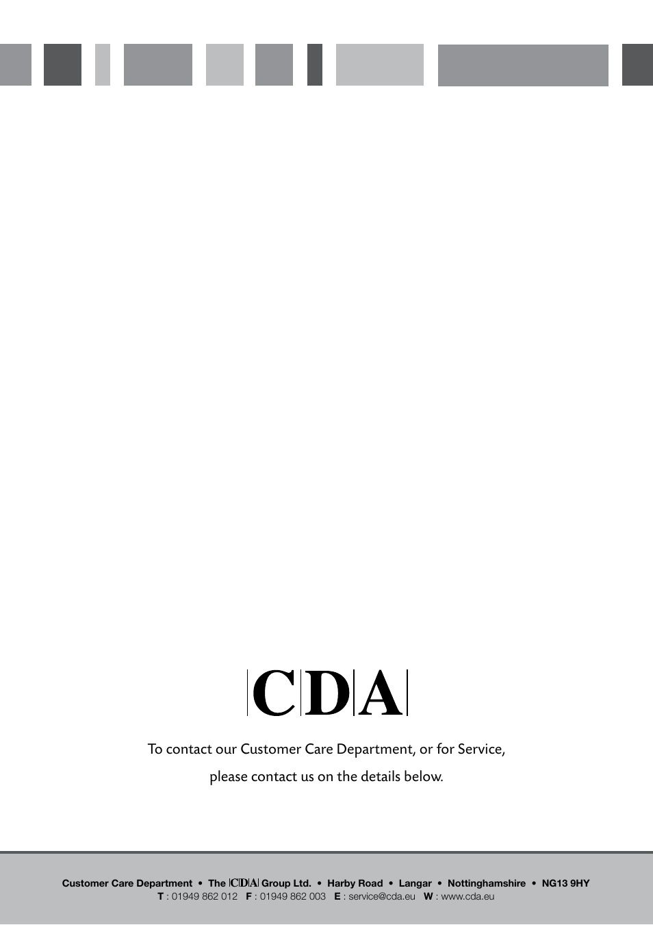 Passionate about style | CDA SV310SS User Manual | Page 24 / 24