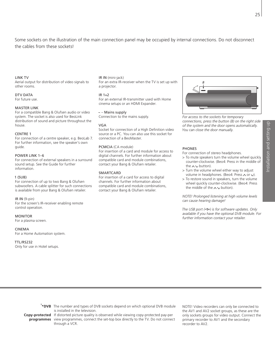 Bang & Olufsen BeoSystem 3 Getting Started User Manual | Page 25 / 32