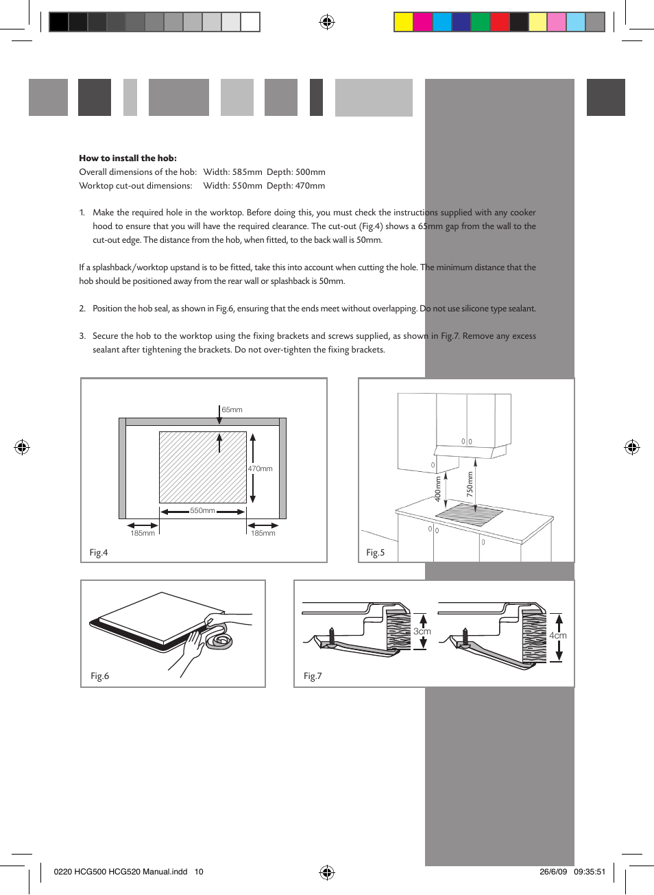 CDA HCG501 User Manual | Page 10 / 12