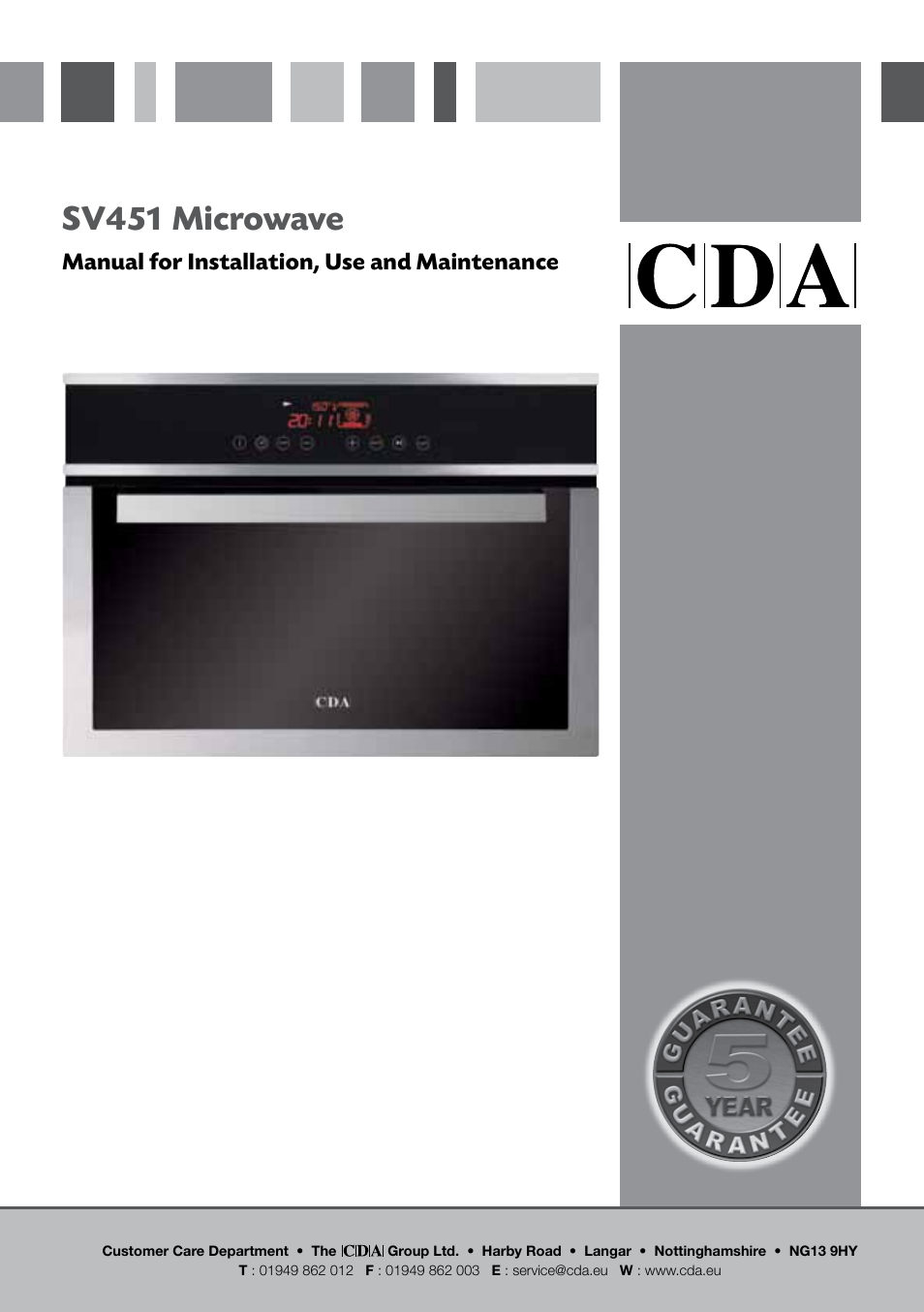 CDA SV451 User Manual | 32 pages