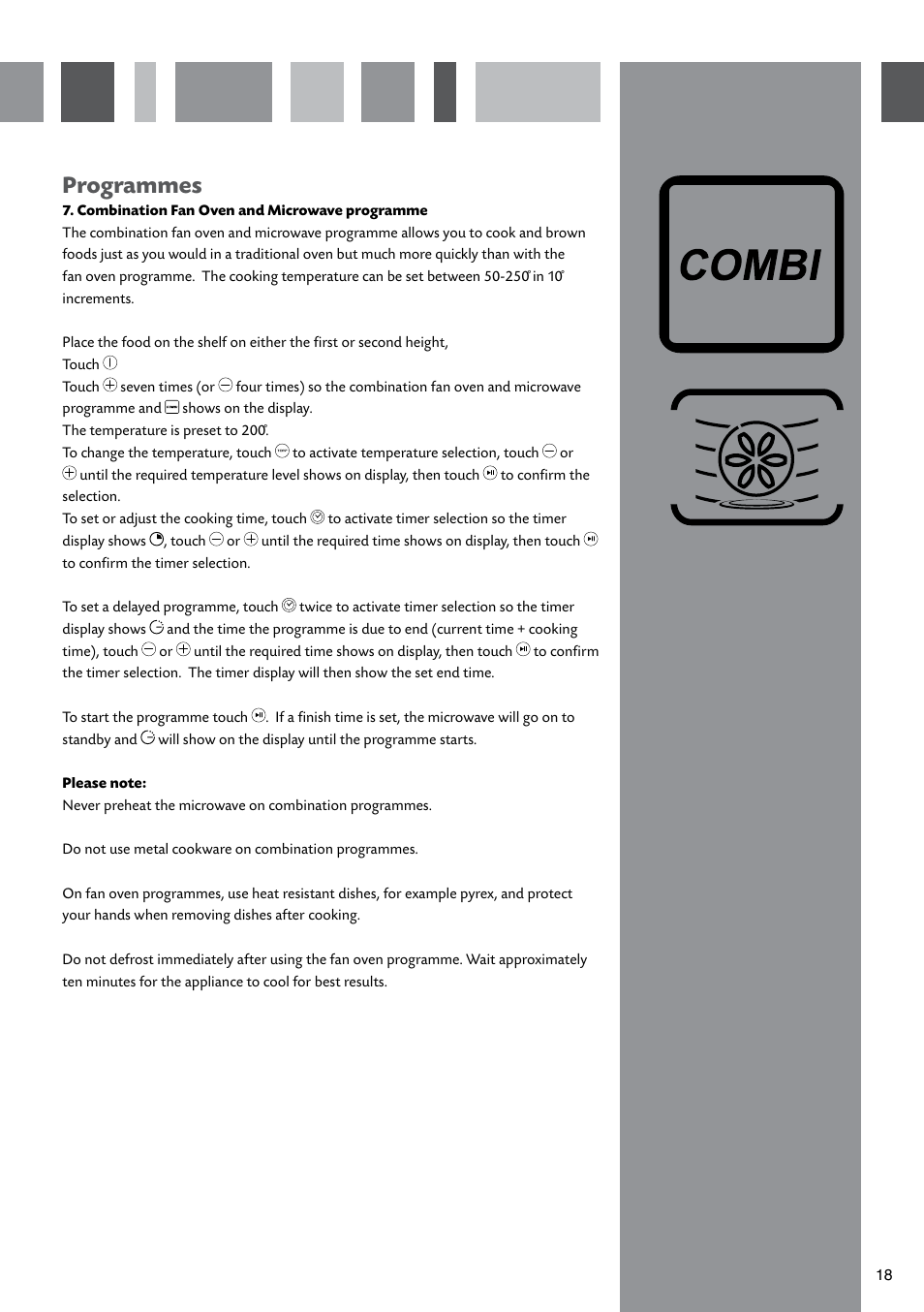 Programmes | CDA SV451 User Manual | Page 19 / 32