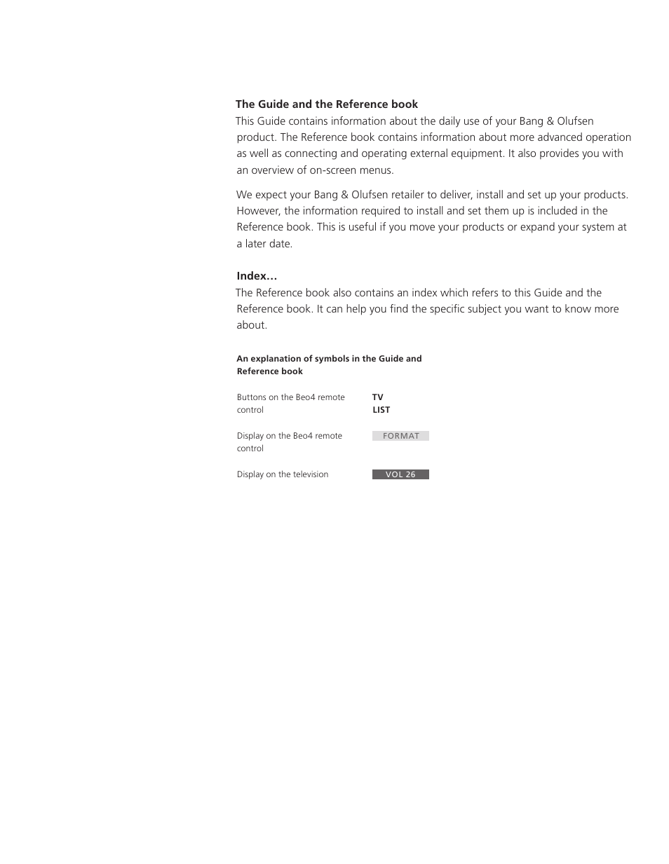 Bang & Olufsen BeoVision 6 User Manual | Page 2 / 20