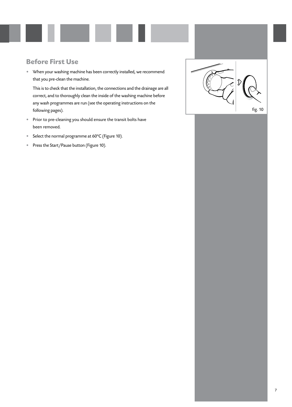 Before first use | CDA CI931 User Manual | Page 9 / 24
