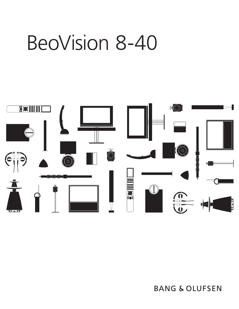 Bang & Olufsen BeoVision 8-40 Getting Started User Manual | 28 pages