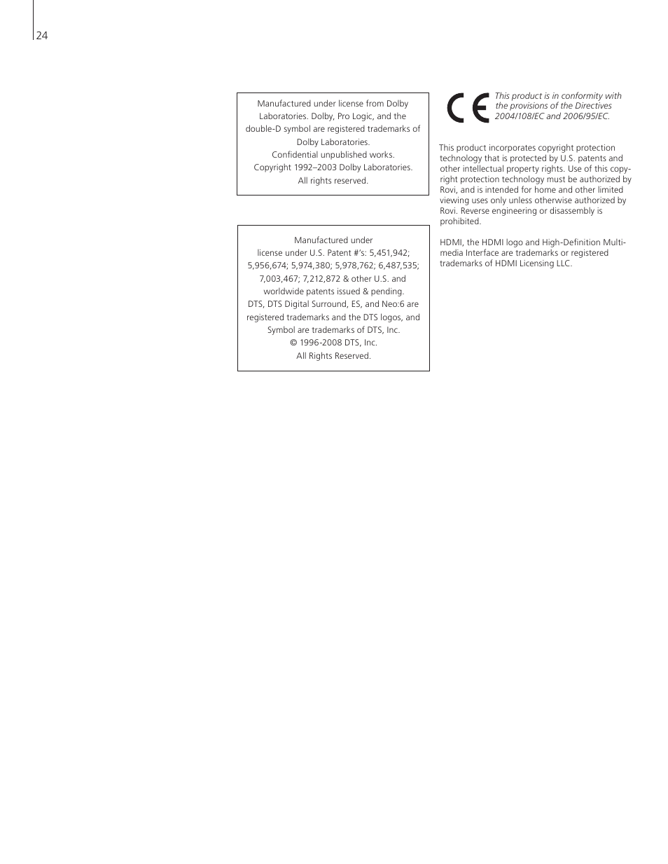 Bang & Olufsen BeoVision 8-40 Getting Started User Manual | Page 24 / 28