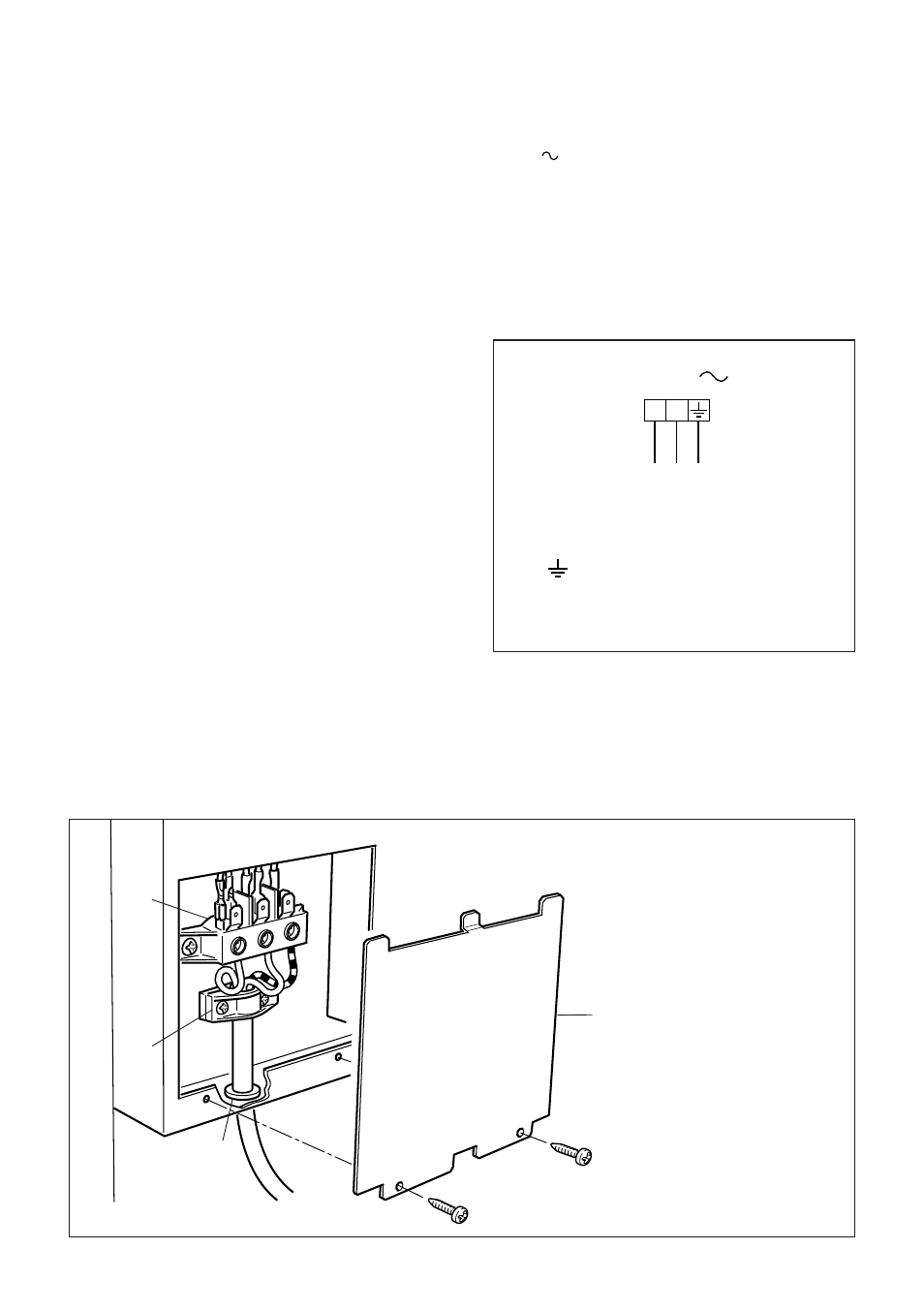 Electrical feeder cable connection | CDA RV 700 User Manual | Page 45 / 48