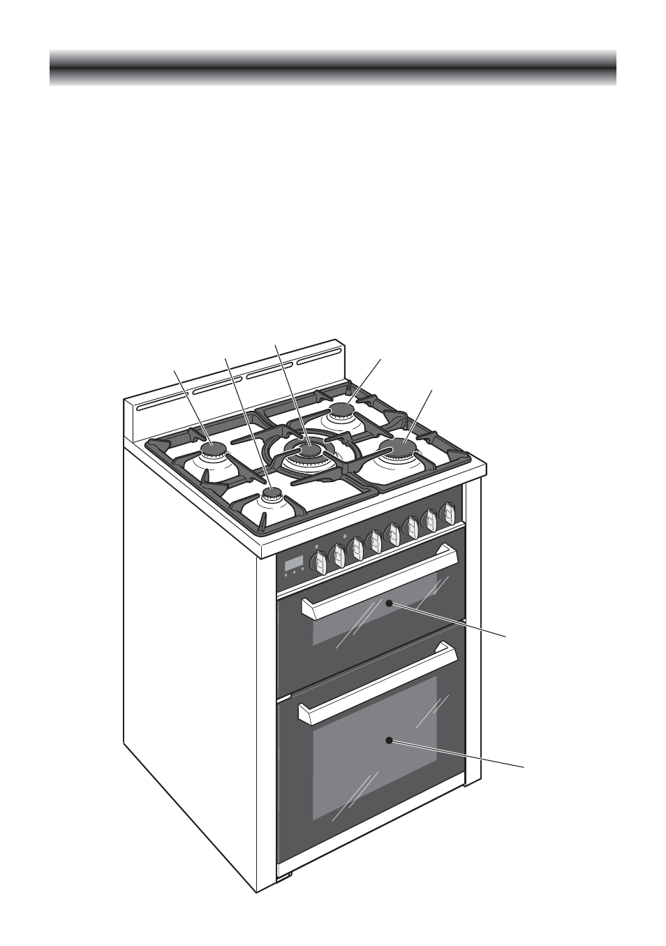 Features and technical data, Gas burners | CDA RV 700 User Manual | Page 5 / 48