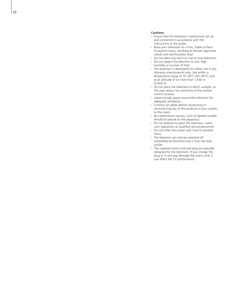 Bang & Olufsen BeoVision 8-40 User Guide User Manual | Page 18 / 44