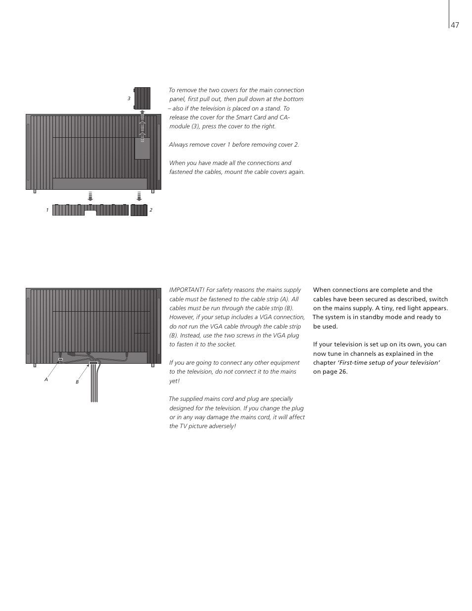 Bang & Olufsen BeoVision 8-40 User Guide (pre Aug 2010) User Manual | Page 47 / 60