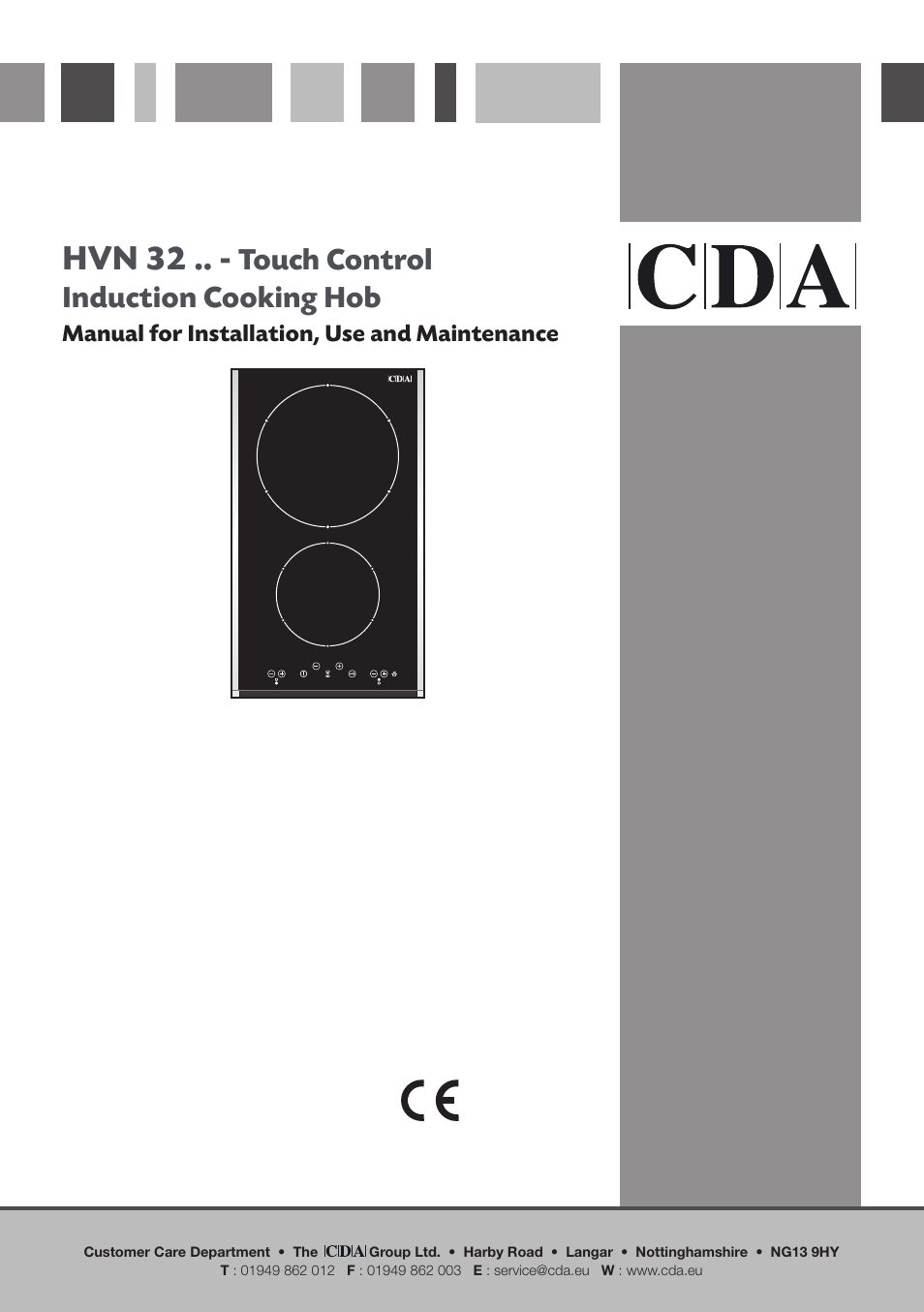 CDA HVN 32 User Manual | 24 pages