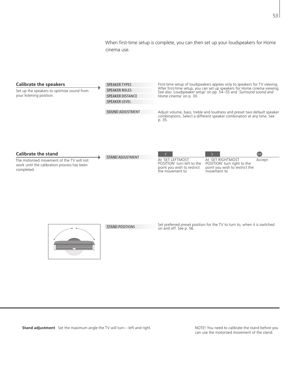 Bang & Olufsen BeoVision 9 User Guide User Manual | Page 55 / 68