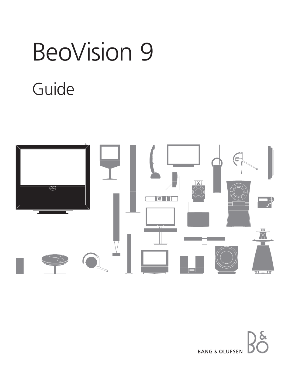Bang & Olufsen BeoVision 9 User Guide User Manual | 64 pages