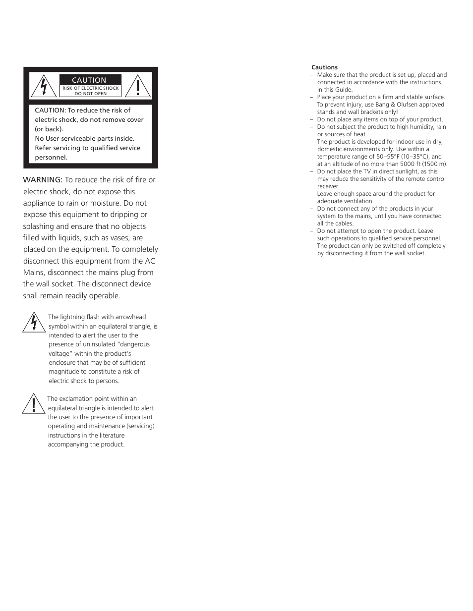 Bang & Olufsen BeoVision 9 User Guide User Manual | Page 2 / 64