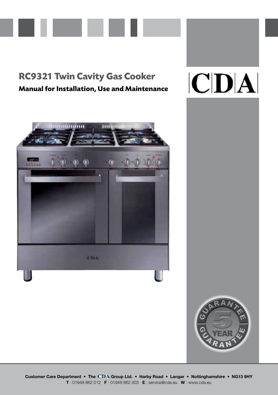 CDA RC9321 User Manual | 52 pages