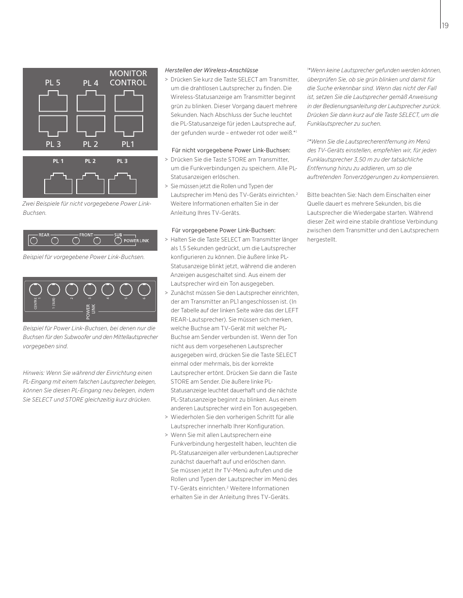 S/p-dif in hdmi in av in | Bang & Olufsen BeoLab Transmitter 1 User Guide User Manual | Page 19 / 84