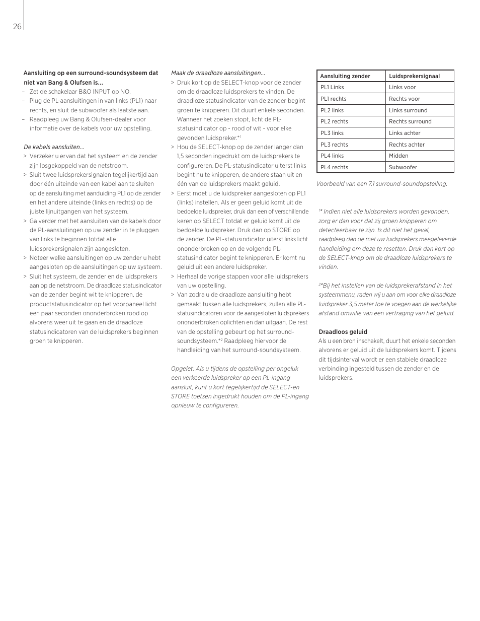 Bang & Olufsen BeoLab Transmitter 1 User Guide User Manual | Page 26 / 84