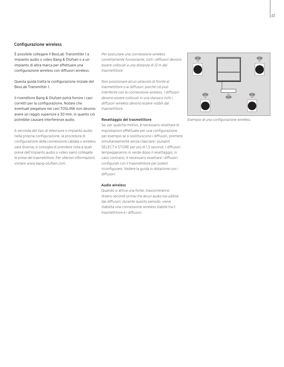 Bang & Olufsen BeoLab Transmitter 1 User Guide User Manual | Page 41 / 84
