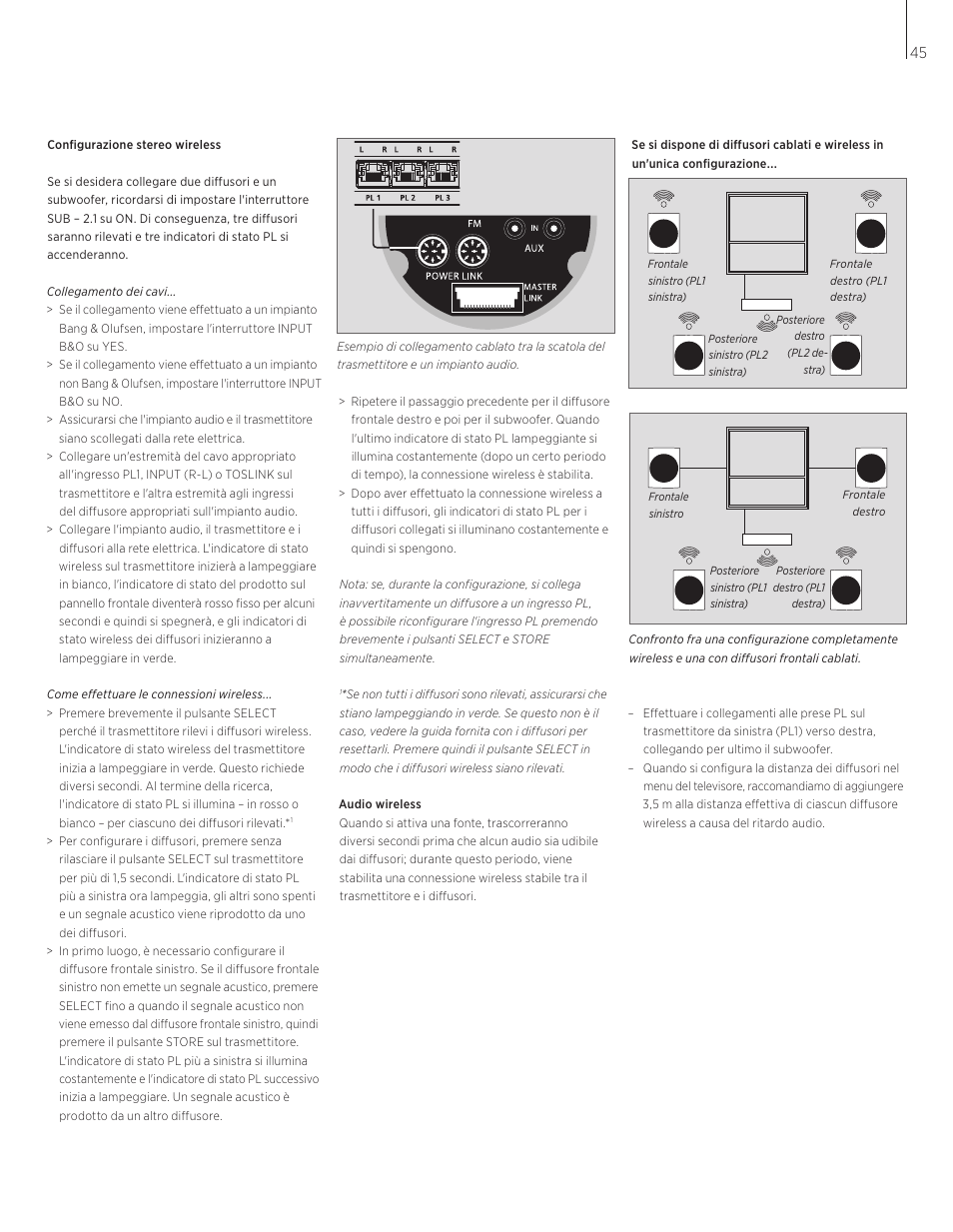 Bang & Olufsen BeoLab Transmitter 1 User Guide User Manual | Page 45 / 84