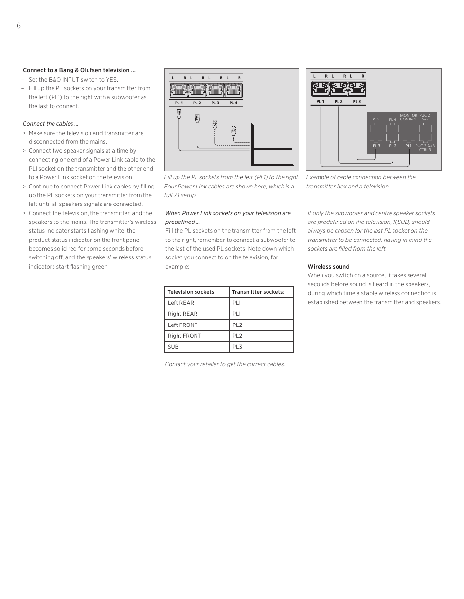 Bang & Olufsen BeoLab Transmitter 1 User Guide User Manual | Page 6 / 84