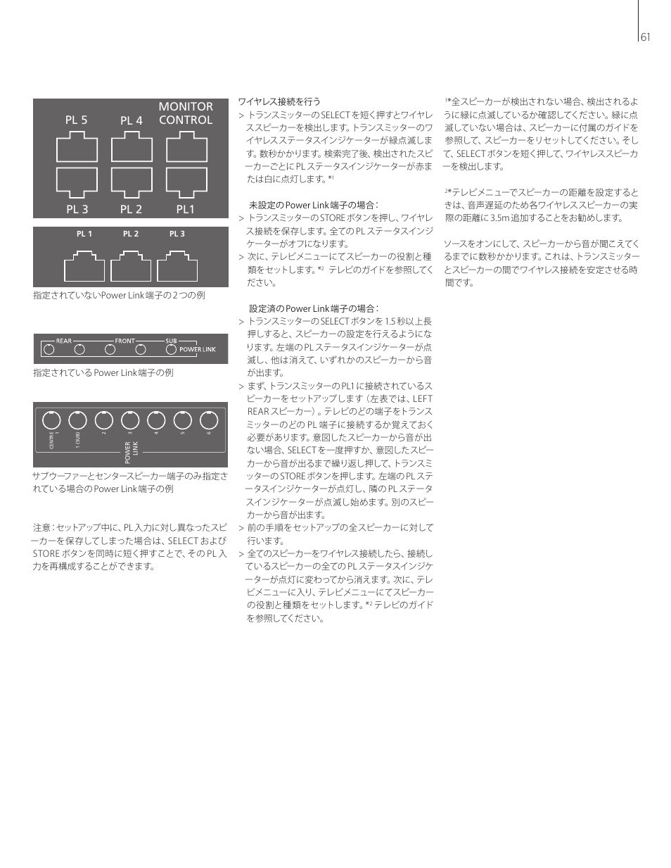 S/p-dif in hdmi in av in | Bang & Olufsen BeoLab Transmitter 1 User Guide User Manual | Page 61 / 84