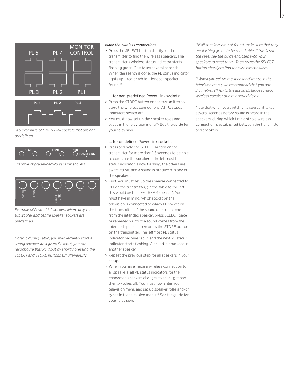S/p-dif in hdmi in av in | Bang & Olufsen BeoLab Transmitter 1 User Guide User Manual | Page 7 / 84