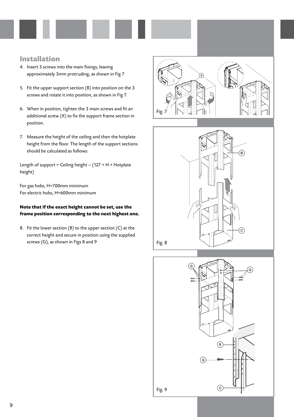 Installation | CDA EVPK9 User Manual | Page 10 / 16