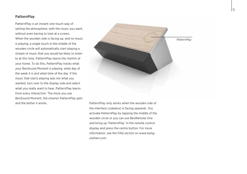 Bang & Olufsen BeoSound Moment User Manual | Page 9 / 56