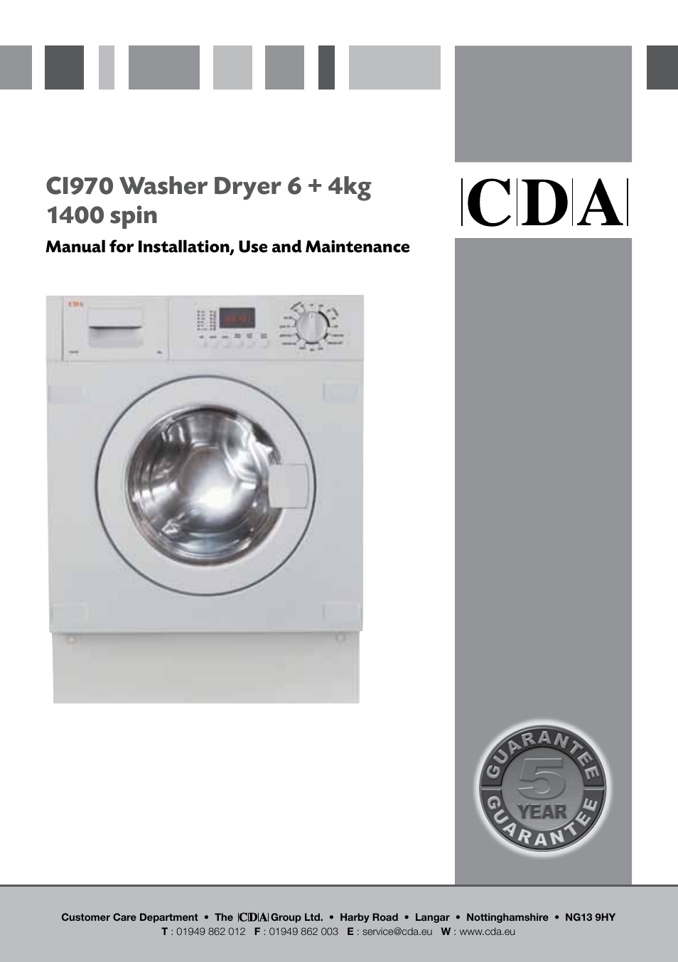 CDA CI970 User Manual | 24 pages