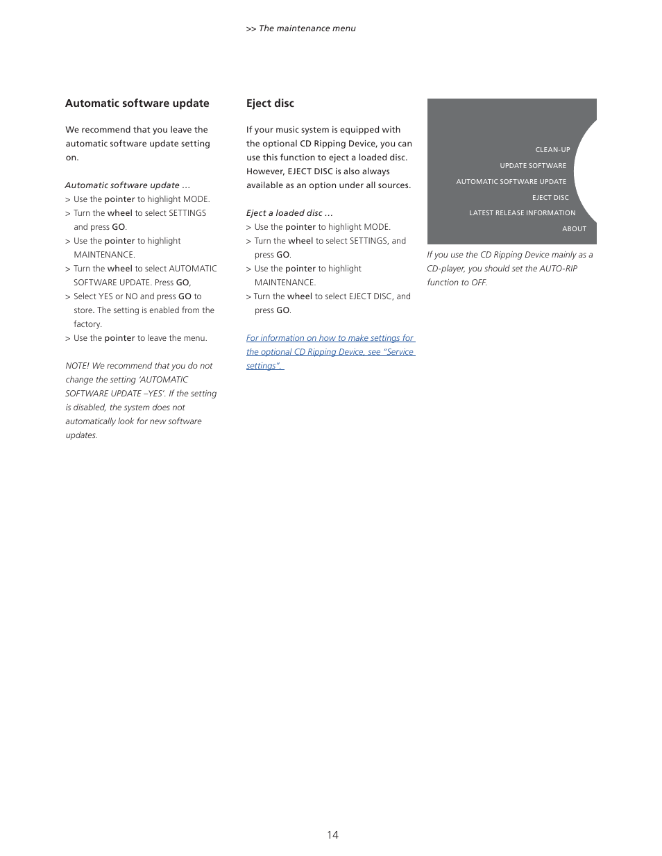 Bang & Olufsen BeoSound 5 User Guide User Manual | Page 14 / 32