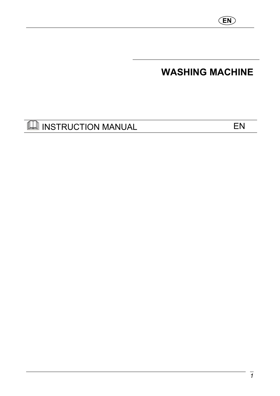 Ci370_im - needs new cover, 192910082_00 libr.lb oem top gb, Washing machine | Instruction manual en | CDA CI370 User Manual | Page 2 / 21