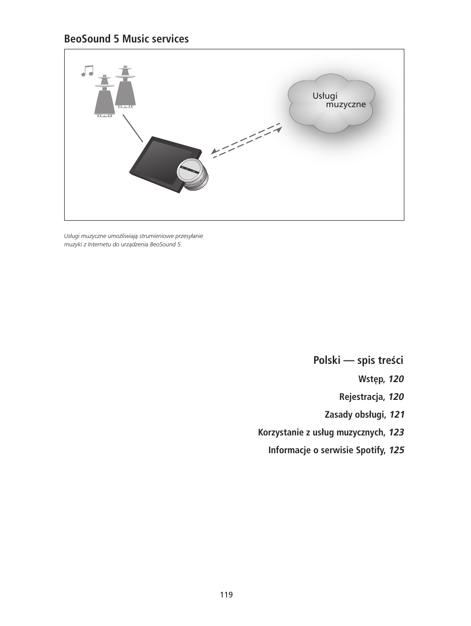 Bang & Olufsen BeoSound 5 Spotify User Manual | Page 119 / 176