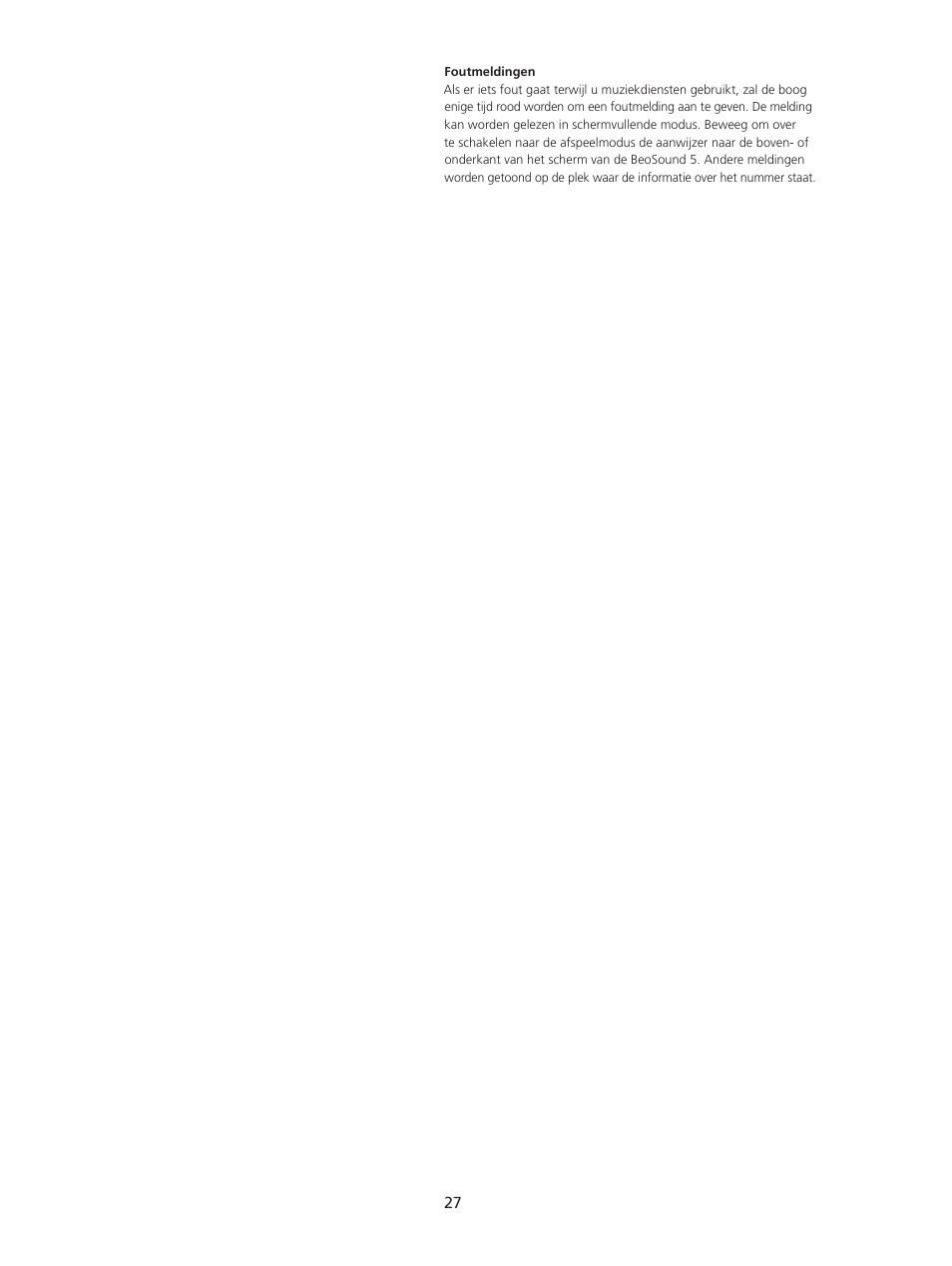 Bang & Olufsen BeoSound 5 Spotify User Manual | Page 27 / 176