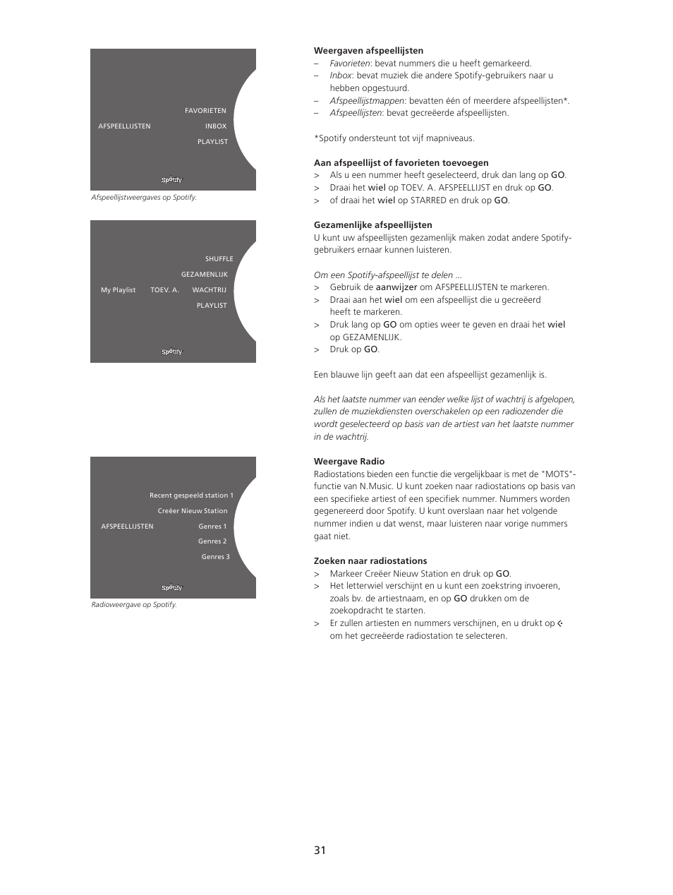 Bang & Olufsen BeoSound 5 Spotify User Manual | Page 31 / 176