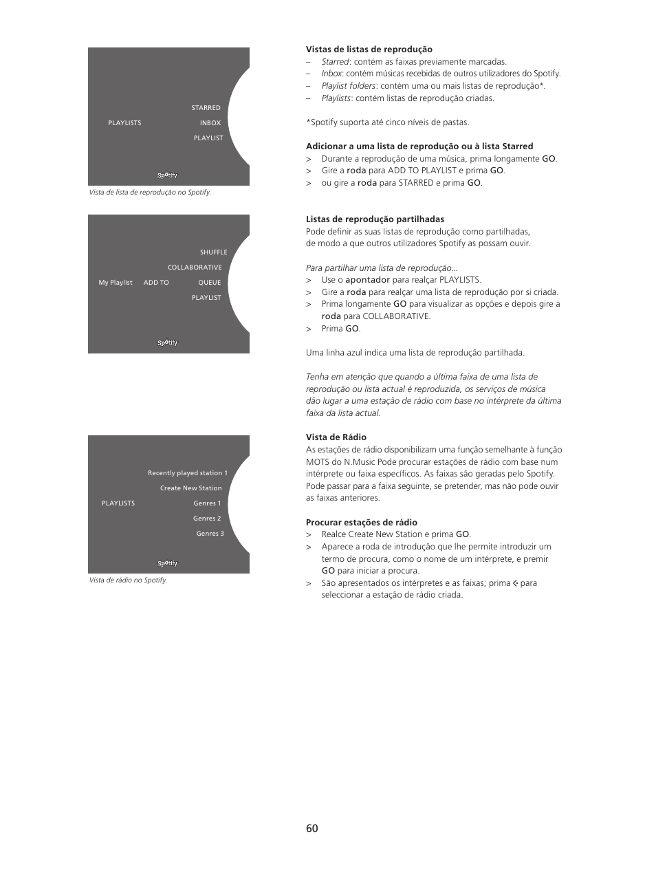 Bang & Olufsen BeoSound 5 Spotify User Manual | Page 60 / 176