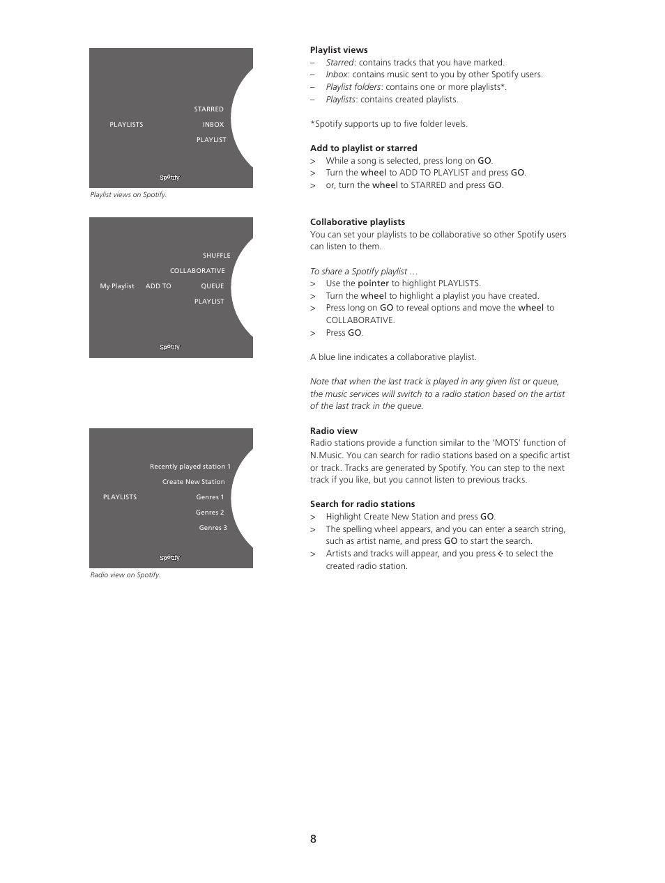Bang & Olufsen BeoSound 5 Spotify User Manual | Page 8 / 176