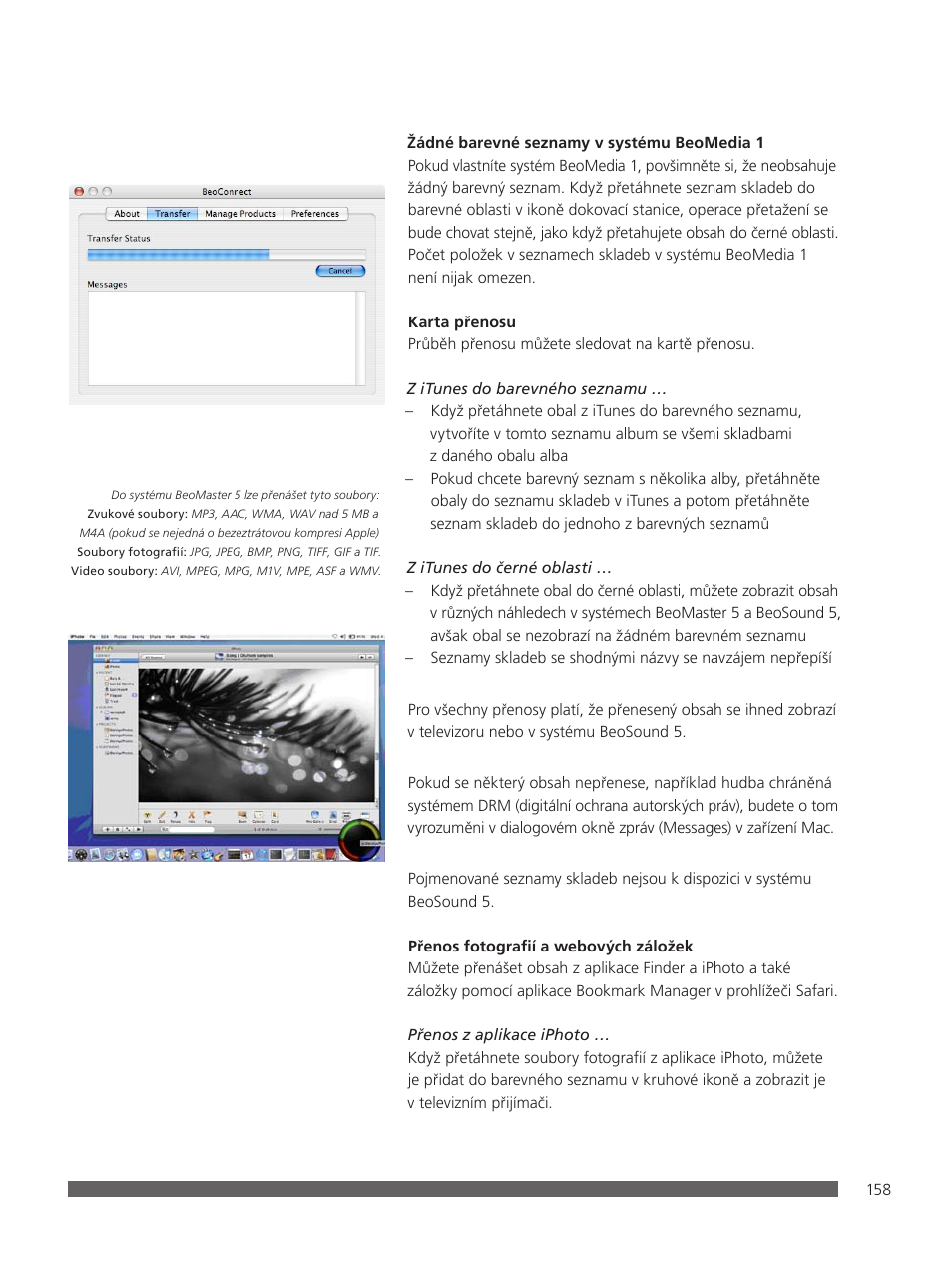 Bang & Olufsen BeoConnect (for Mac) User Manual | Page 158 / 217