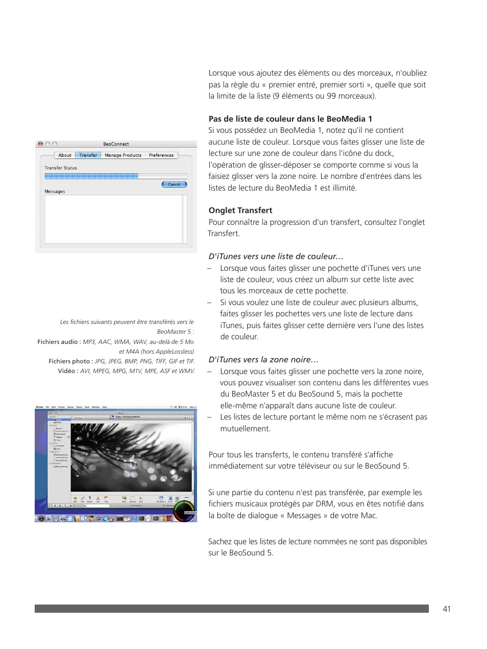 Bang & Olufsen BeoConnect (for Mac) User Manual | Page 41 / 217