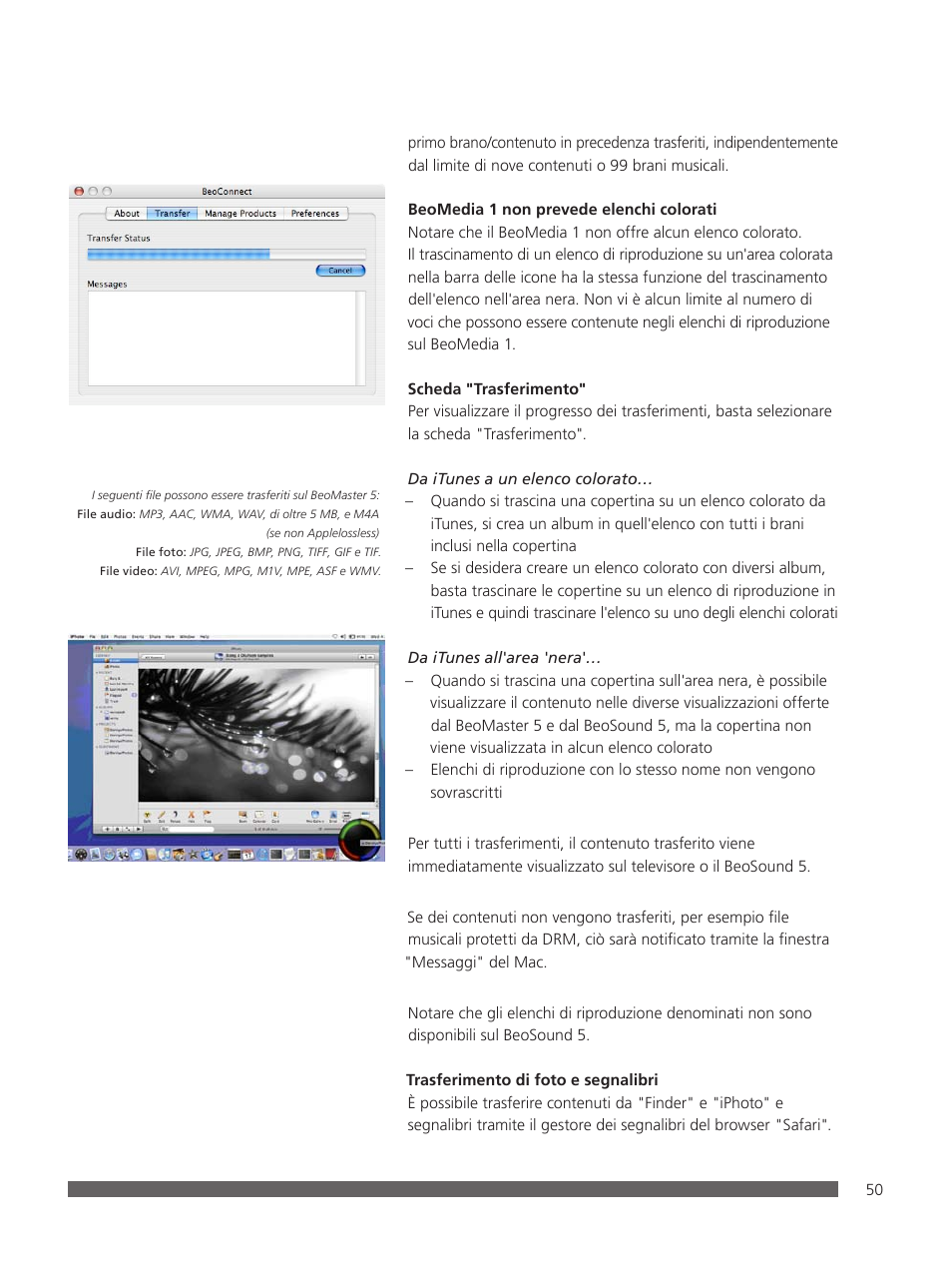 Bang & Olufsen BeoConnect (for Mac) User Manual | Page 50 / 217
