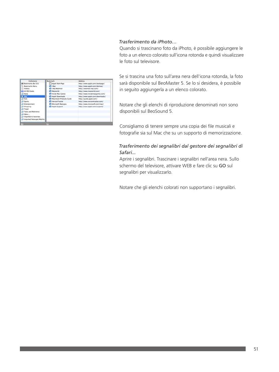 Bang & Olufsen BeoConnect (for Mac) User Manual | Page 51 / 217