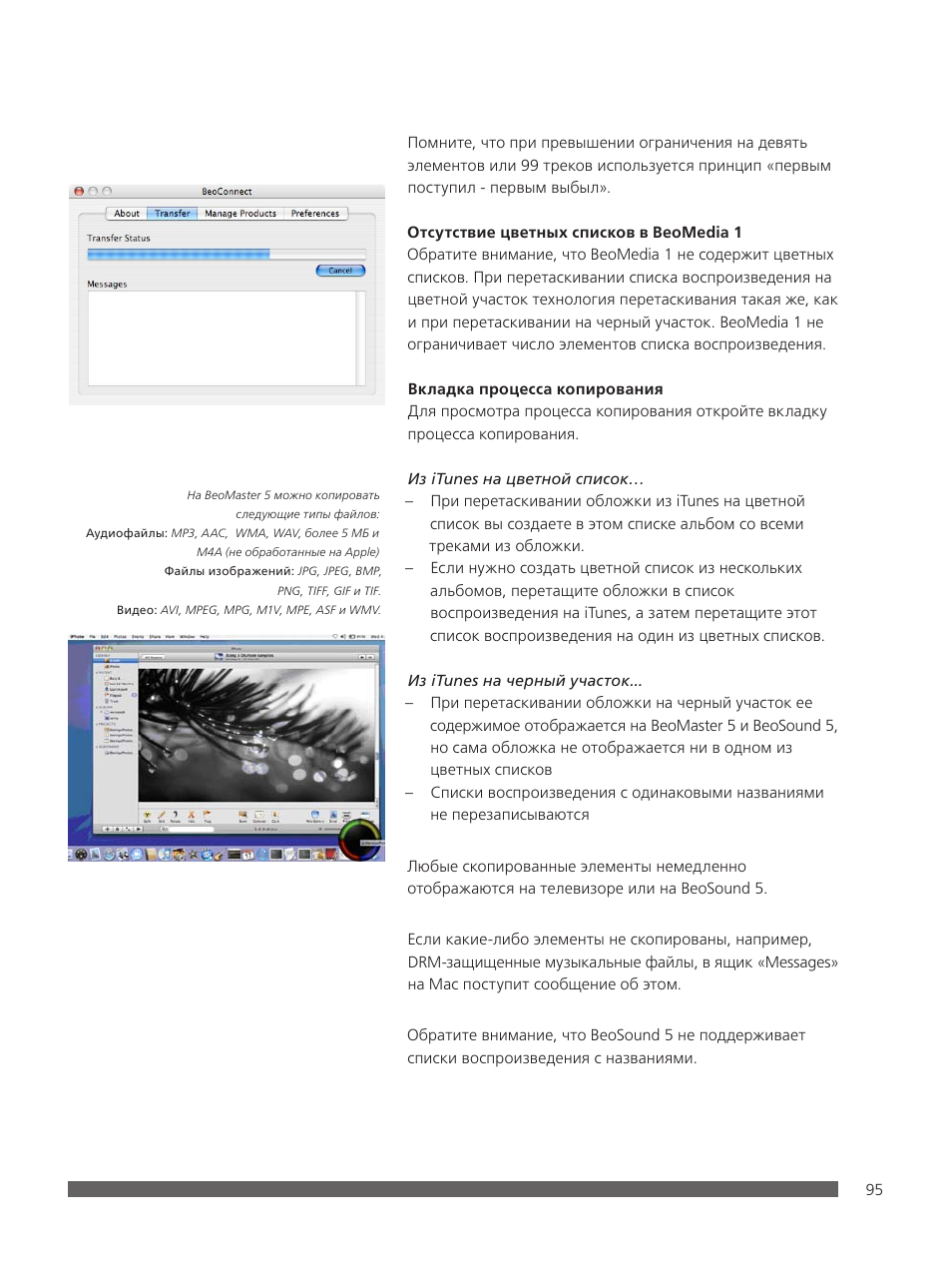 Bang & Olufsen BeoConnect (for Mac) User Manual | Page 95 / 217