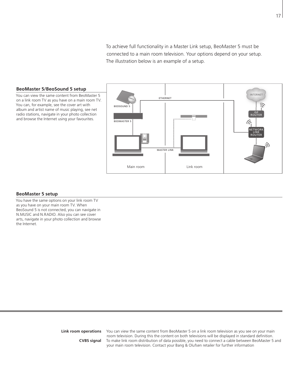 Bang & Olufsen BeoMaster 5 User Manual | Page 17 / 28