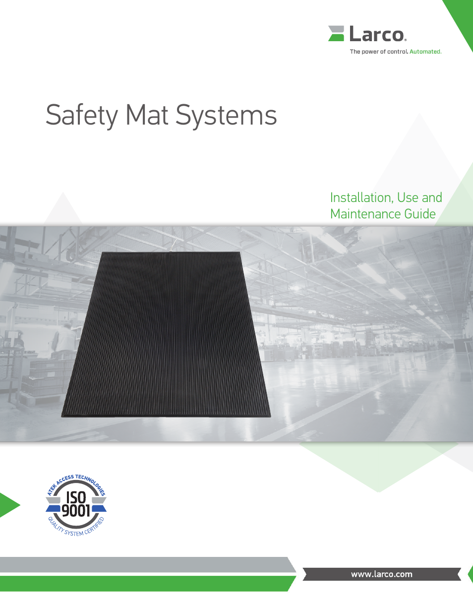 Larco Safety Mat Systems User Manual | 12 pages