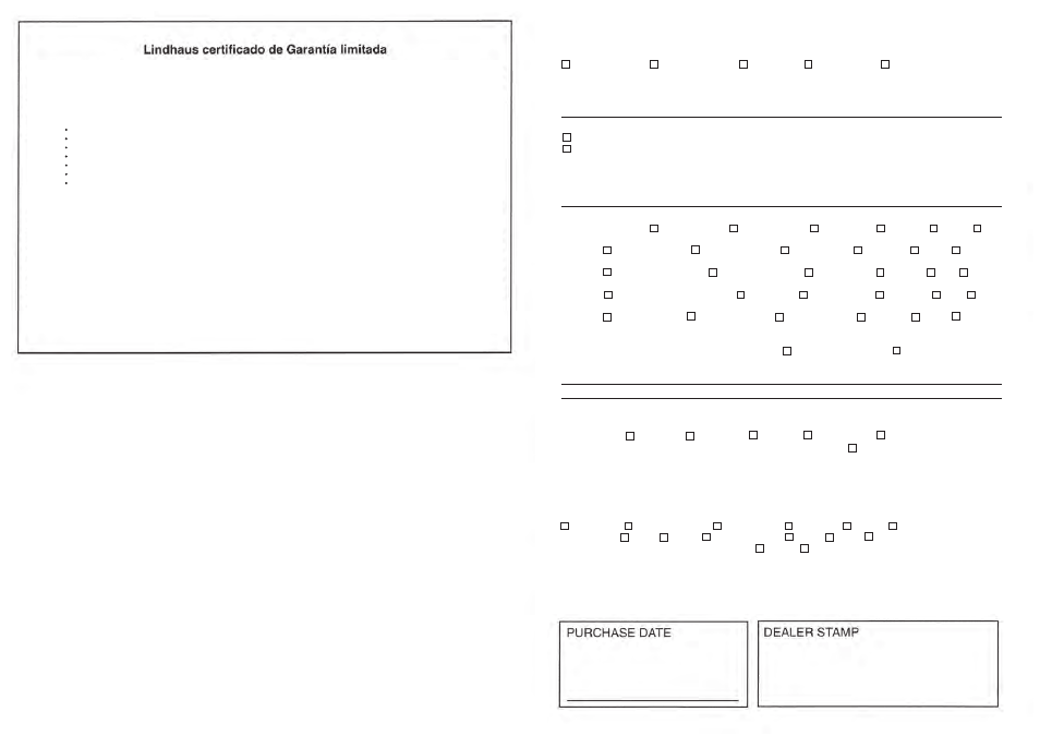 Pag 23 garanzie corretta | Lindhaus LW30pro - LW38pro User Manual | Page 23 / 25
