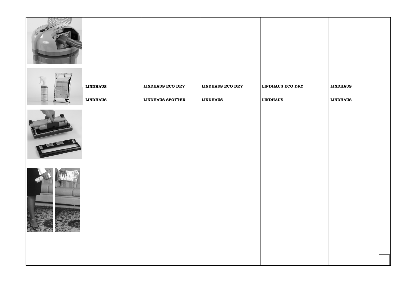 Lindhaus HF6 multifunction canister vacuum User Manual | Page 9 / 16