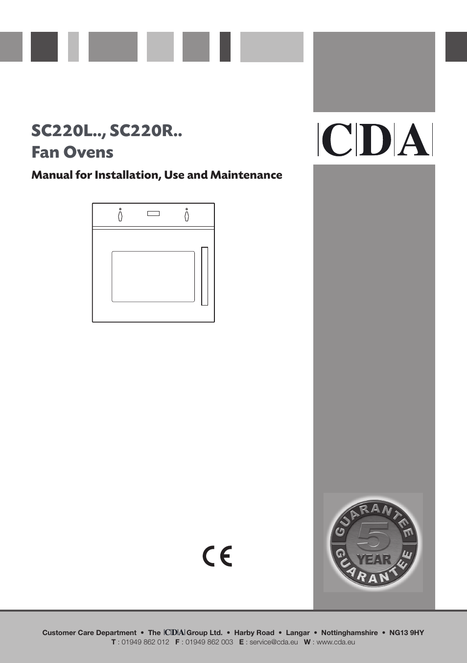 CDA SC220L User Manual | 32 pages