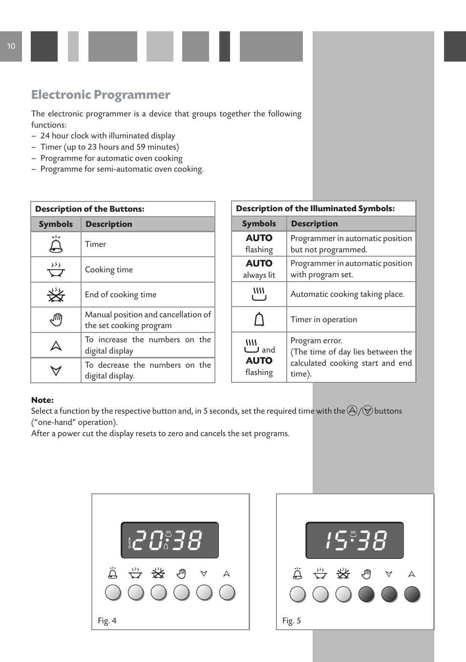 Electronic programmer | CDA SC220L User Manual | Page 10 / 32
